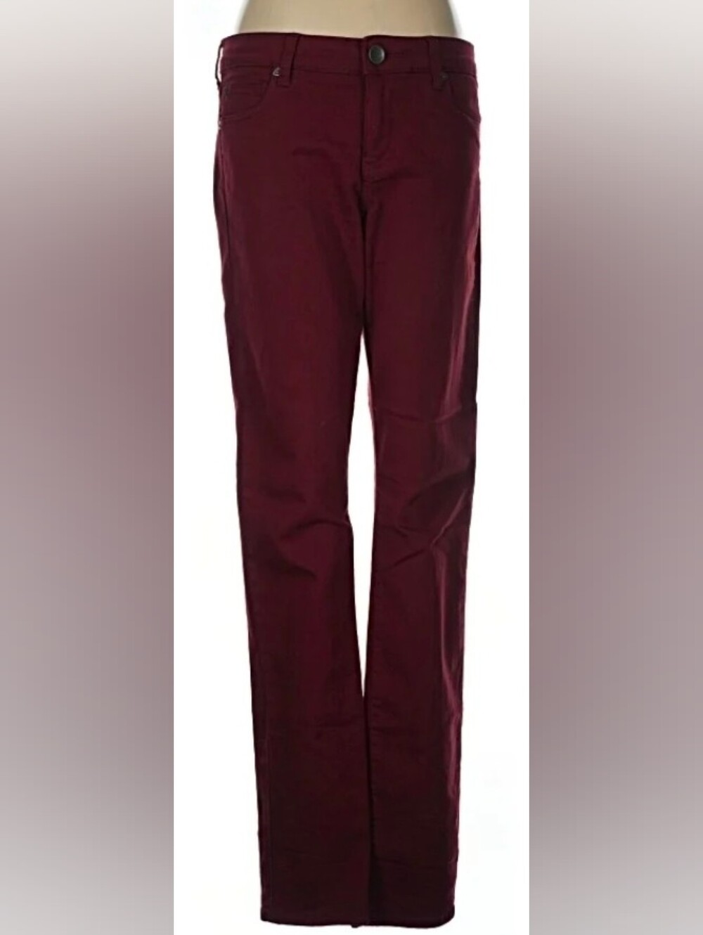 Kut from the Kloth Women's Slim-Leg Jeans in Burgundy
